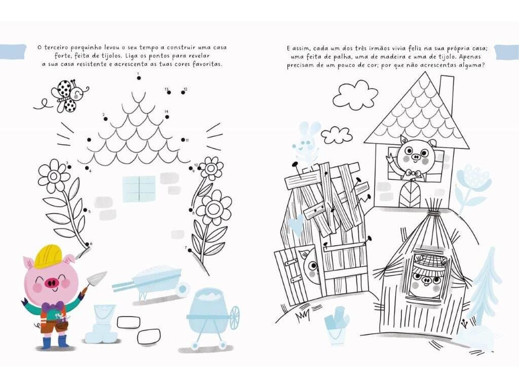 LIVRO CONTOS DE FADAS - TATTOO - OS TR&Ecirc;S PORQUINHOS image number 1