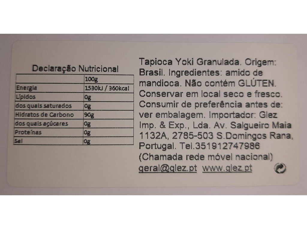 TAPIOCA YOKI 500G image number 1