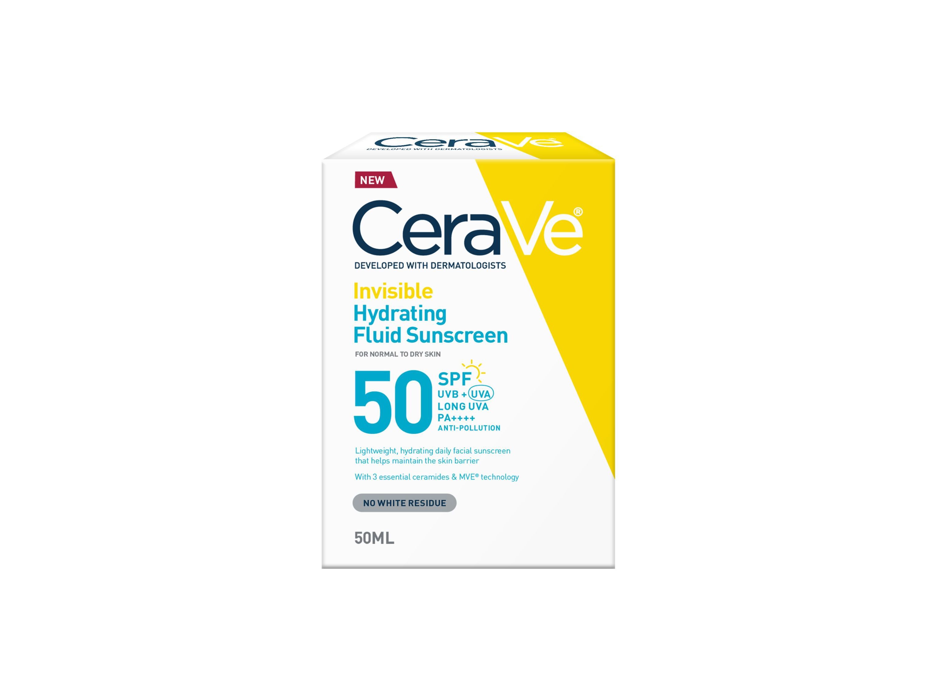 FLUIDO PROTETOR SOLAR CERAVE HYDRA FACE SUN SPF50 50ML image number 1