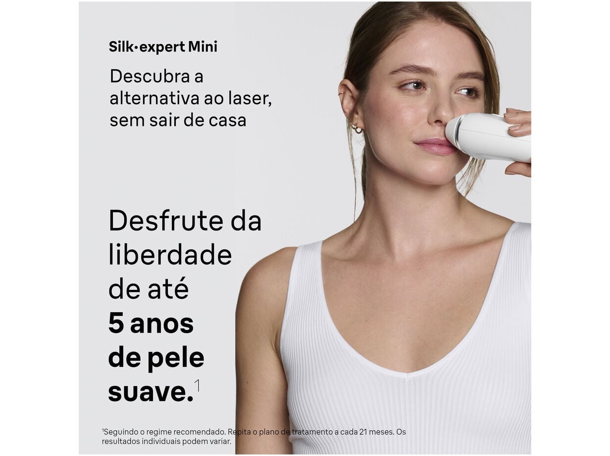 DEPILADORA LUZ E LASER BRAUN S1 PL1114 BRANCO SILK&middot;EXPERT image number 1