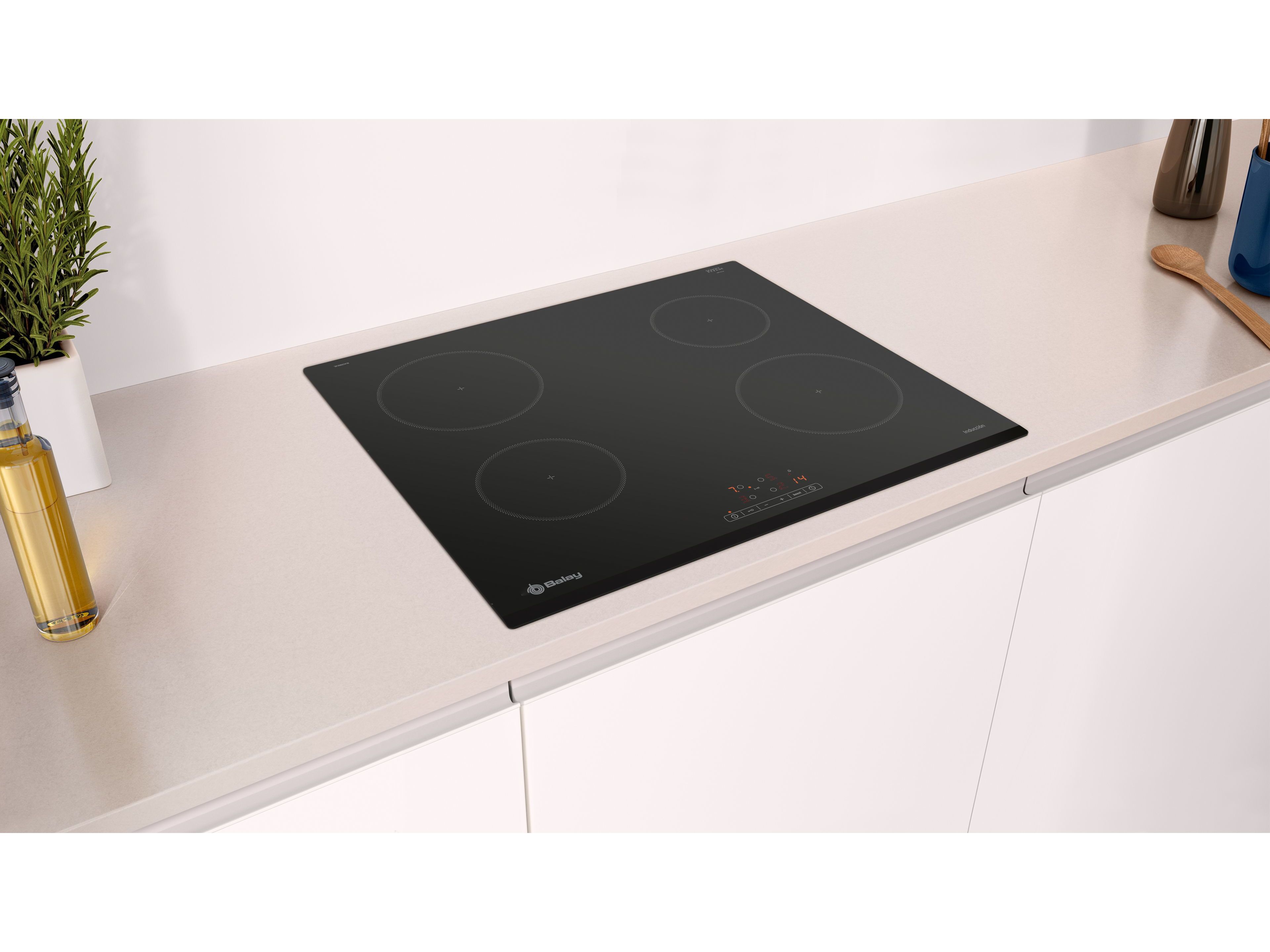 PLACA DE INDU&Ccedil;&Atilde;O BALAY 3EB861FR PRETO 60 CM image number 2