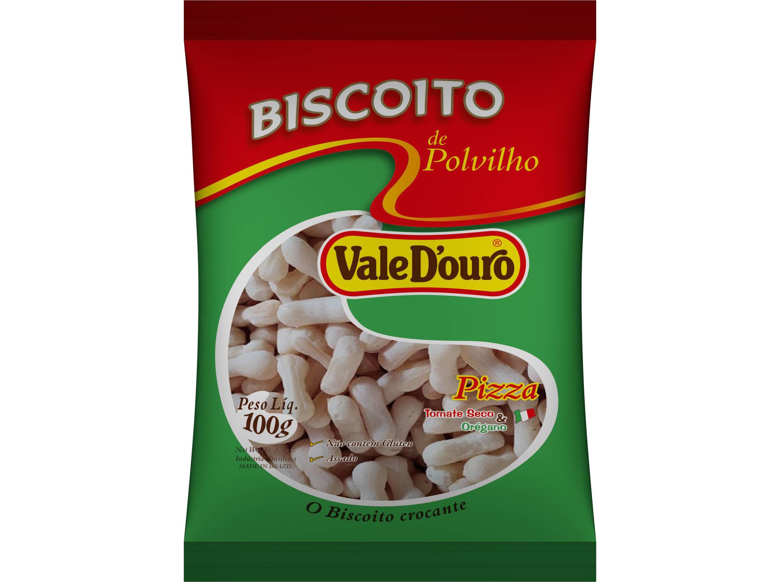 BISCOITO POLVILHO VALEDOURO PIZZA 100G image number 0