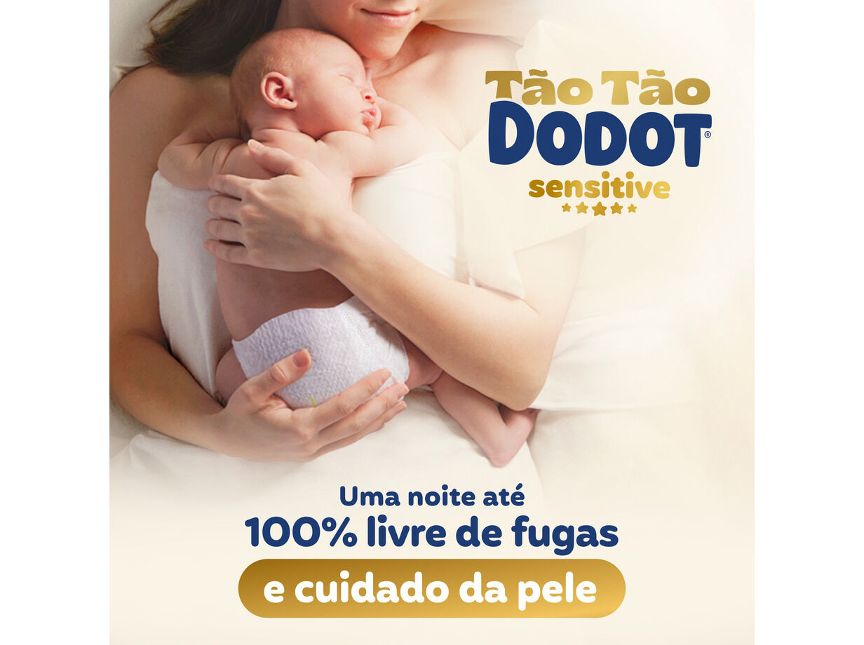 FRALDAS DODOT SENSITIVE T0 1-2.5KG 24 UN image number 2