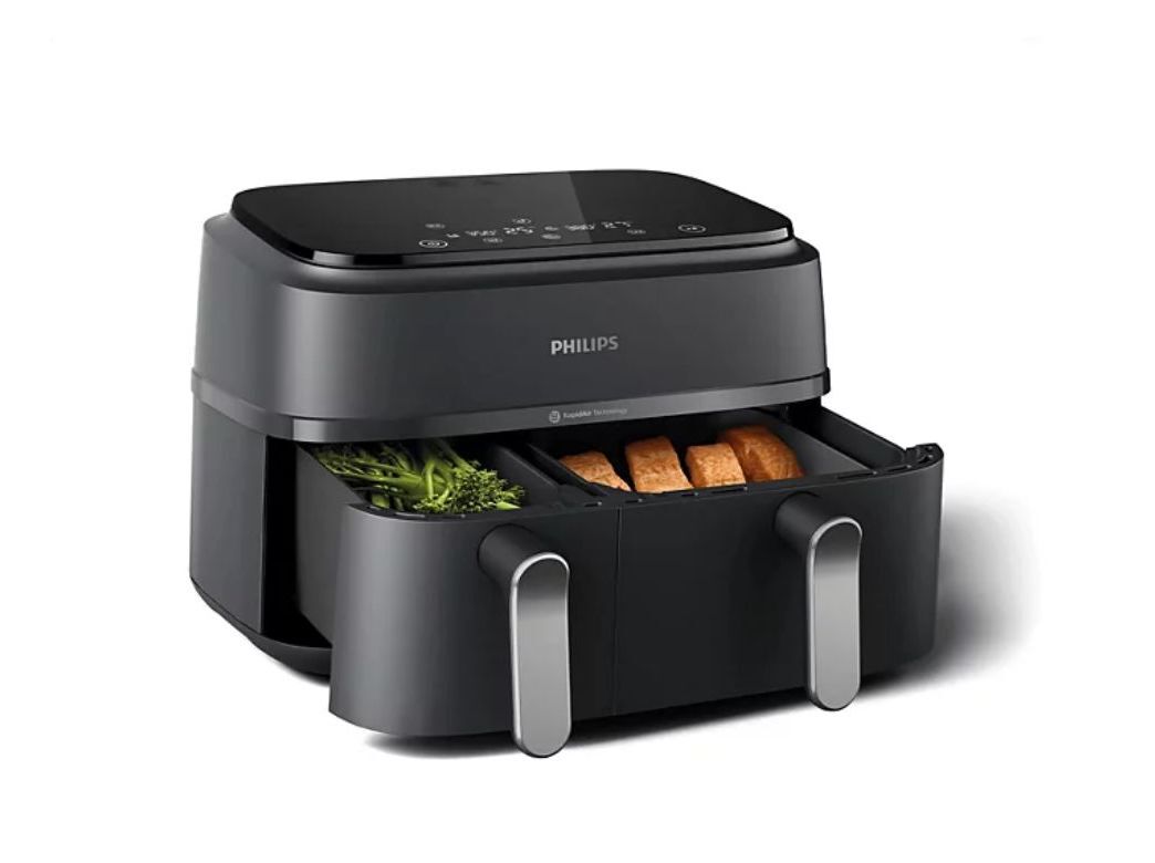 FRITADEIRA AIRFRYER PHILIPS DUAL BASKET NA352/00 S&Eacute;RIE 3000 9 L 2750 W image number 2