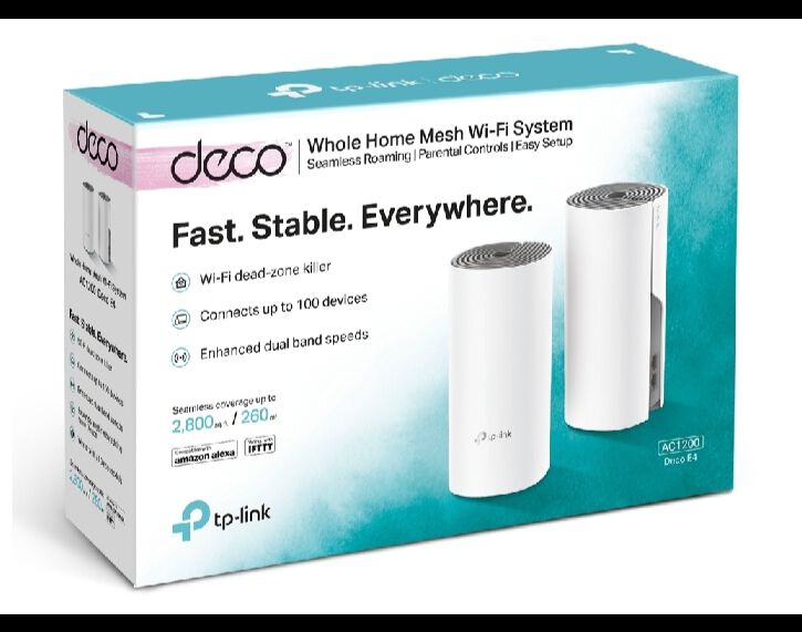 SISTEMA MESH WIFI TP-LINK AC1200 DECO-E4(2-PACK) image number 4