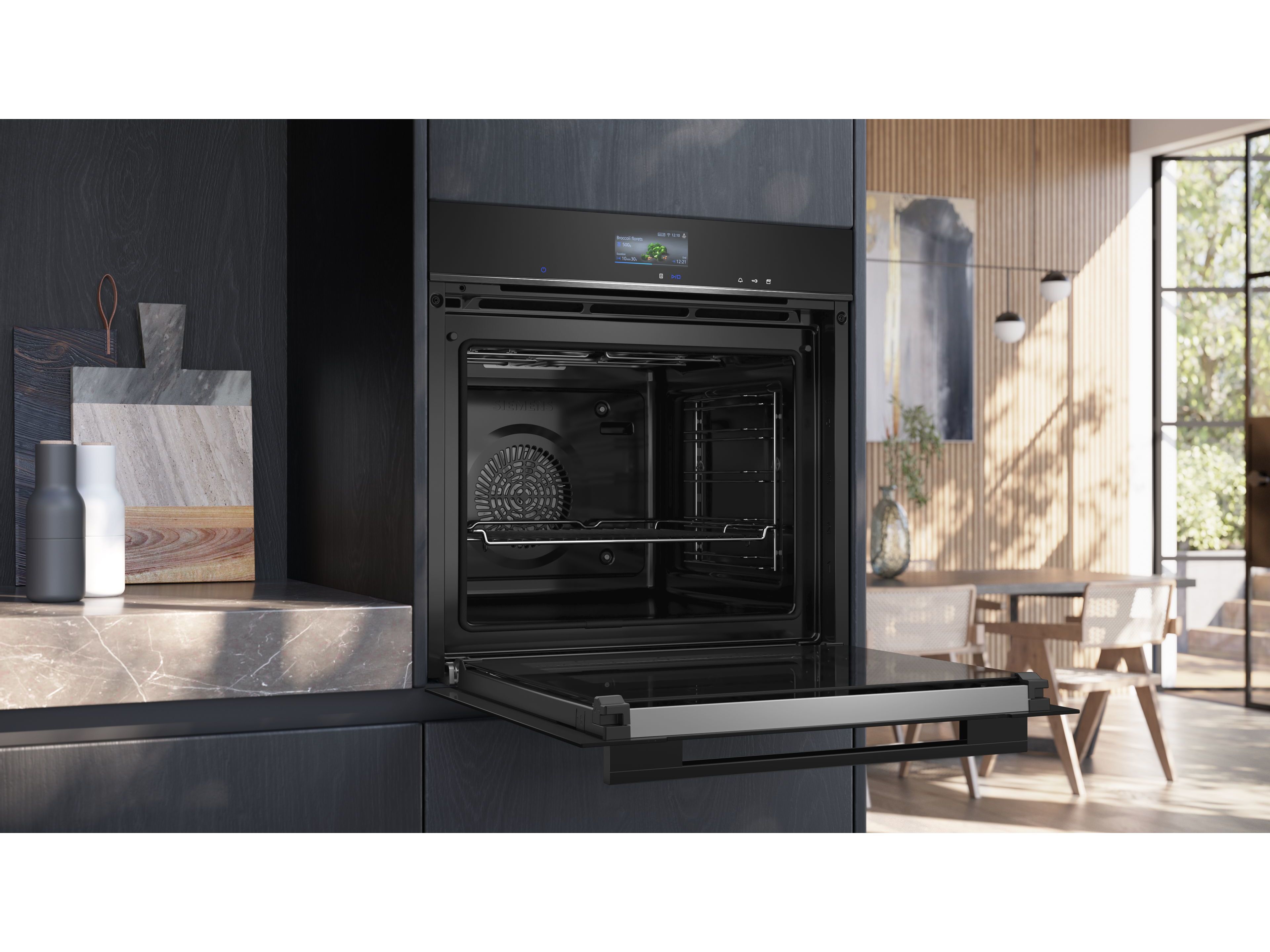 FORNO MULTIFUN&Ccedil;&Otilde;ES PIROLITICO SIEMENS HR776G1B1 IQ700 71L image number 2