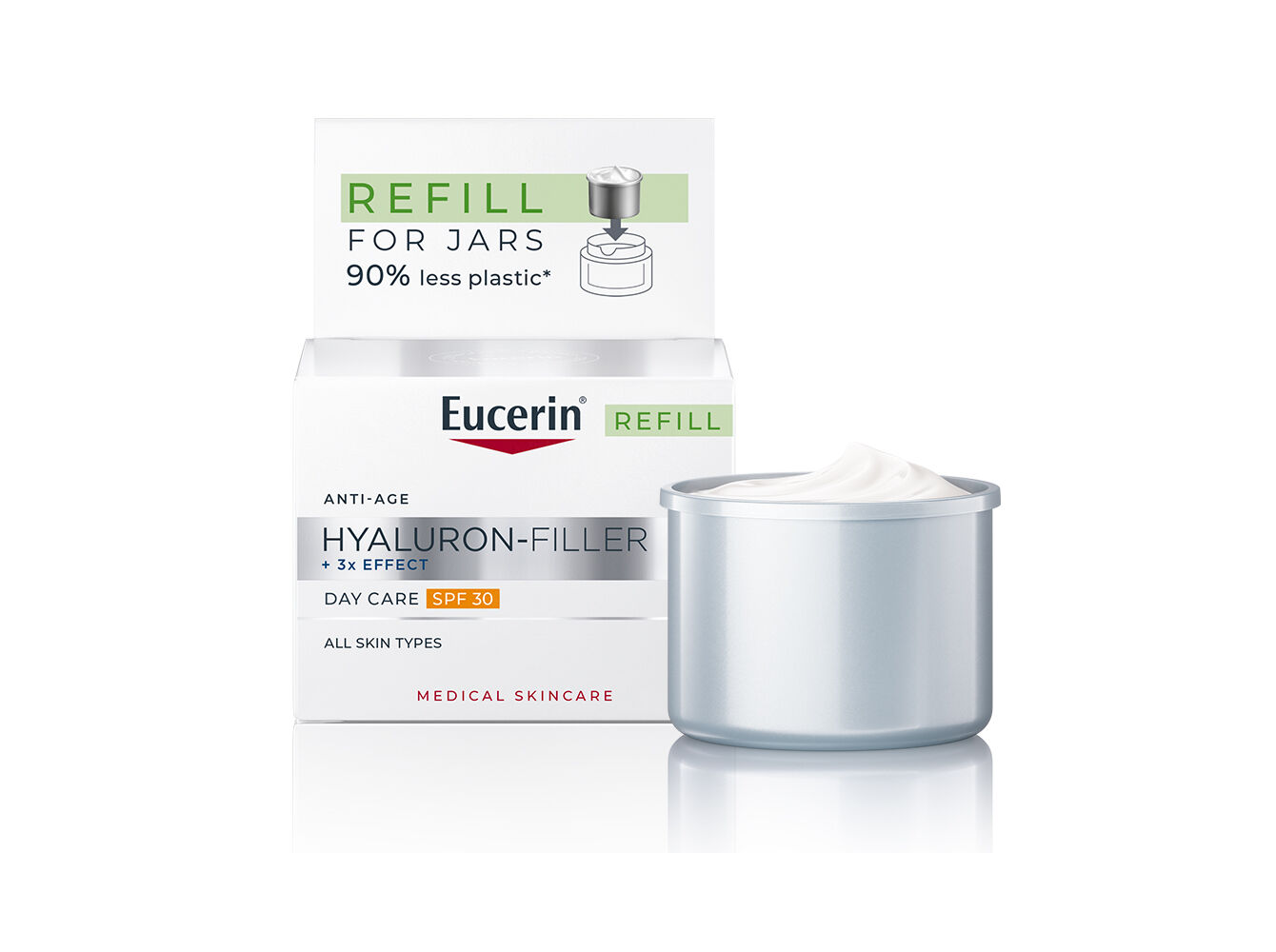 RECARGA EUCERIN HF X3 EFFECT DIA SPF30 50ML image number 0