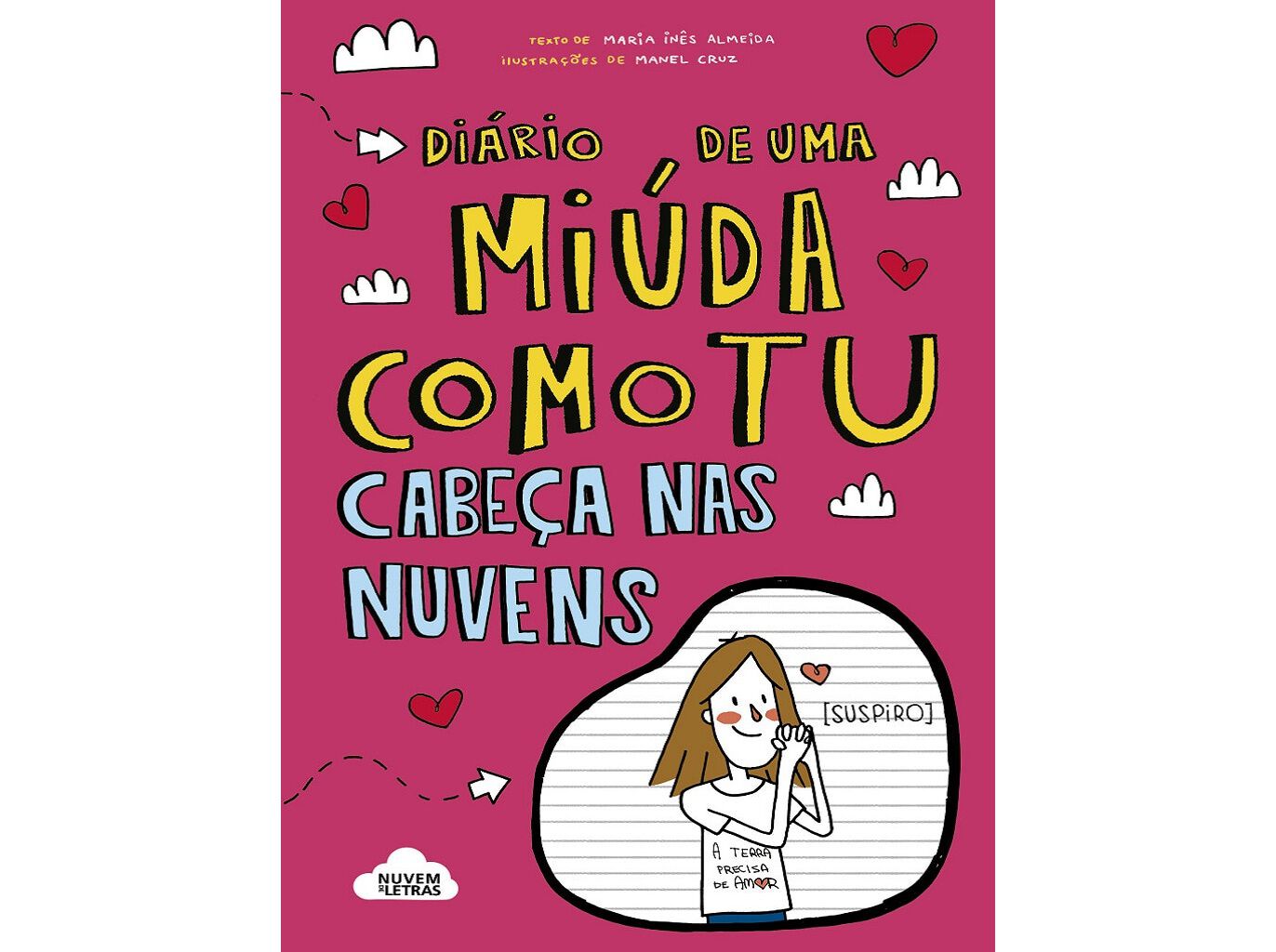 LIVRO D&Iacute;ARIO DE UMA MIUDA COMO TU CABE&Ccedil;A NAS NUVENS image number 1