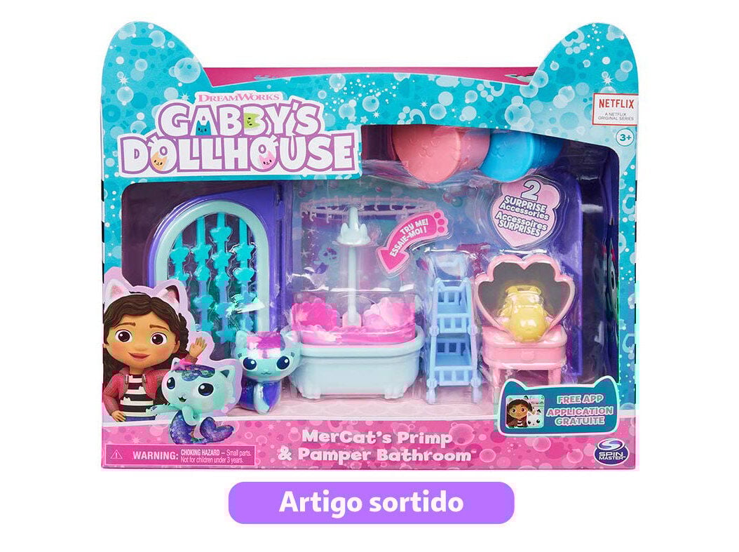 QUARTOS DELUXE DA GABBYS DOLLHOUSE MODELOS SORTIDOS