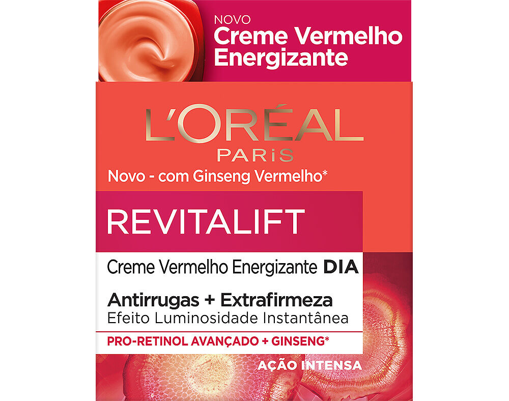 CREME REVITALIFT ROSTO GINSENG VERMELHO DIA 50ML