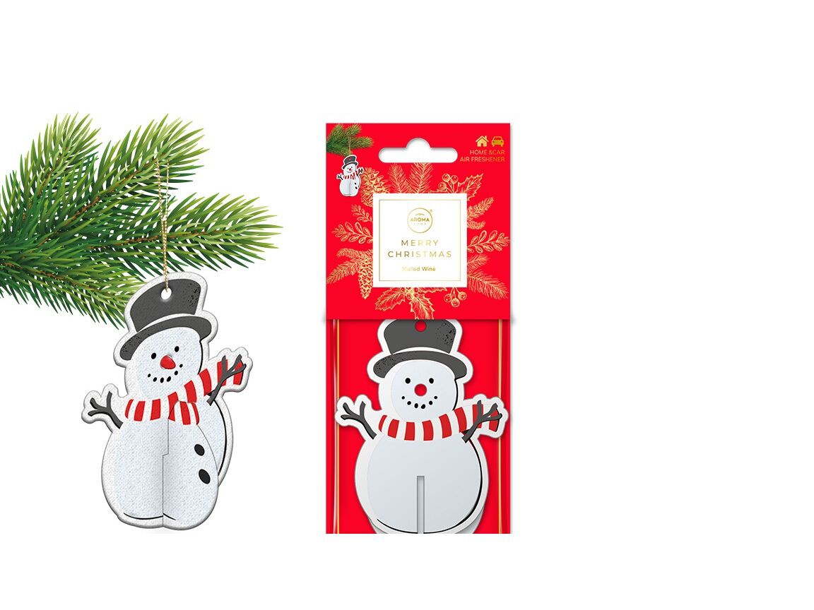 AMBIENTADOR AUTO AROMA CAR SNOWMAN MULLED WINE 30D image number 1