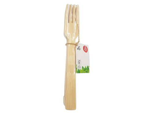 GARFO BAMBOO ACTUEL PACK 6 UNIDADES image number 0