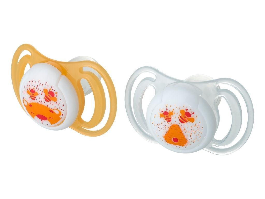 CHUPETAS SILICONE ANATOMICA 12M+ NEO BABY LARANJA PACK 2 UNIDADES image number 0