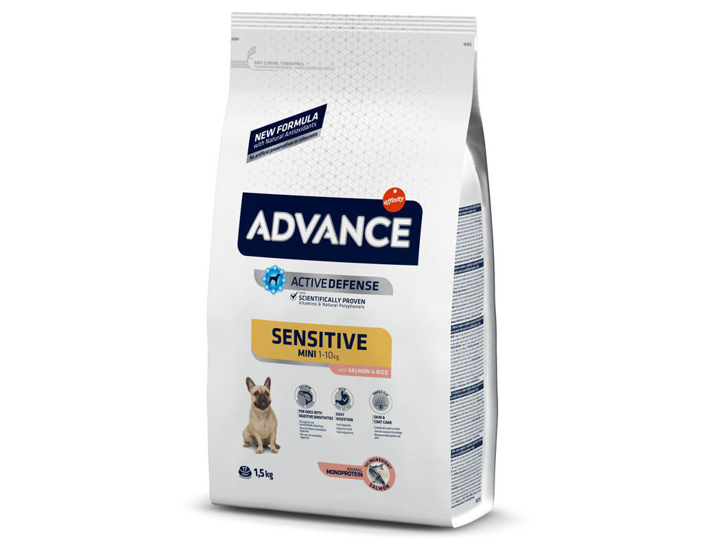 RA&Ccedil;&Atilde;O C&Atilde;O MINI ADVANCE SENSITIVE 1.5KG*