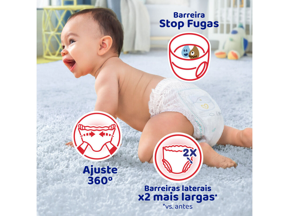 FRALDAS CUECA PANTS DODOT T6 14-19KG 54UN image number 4