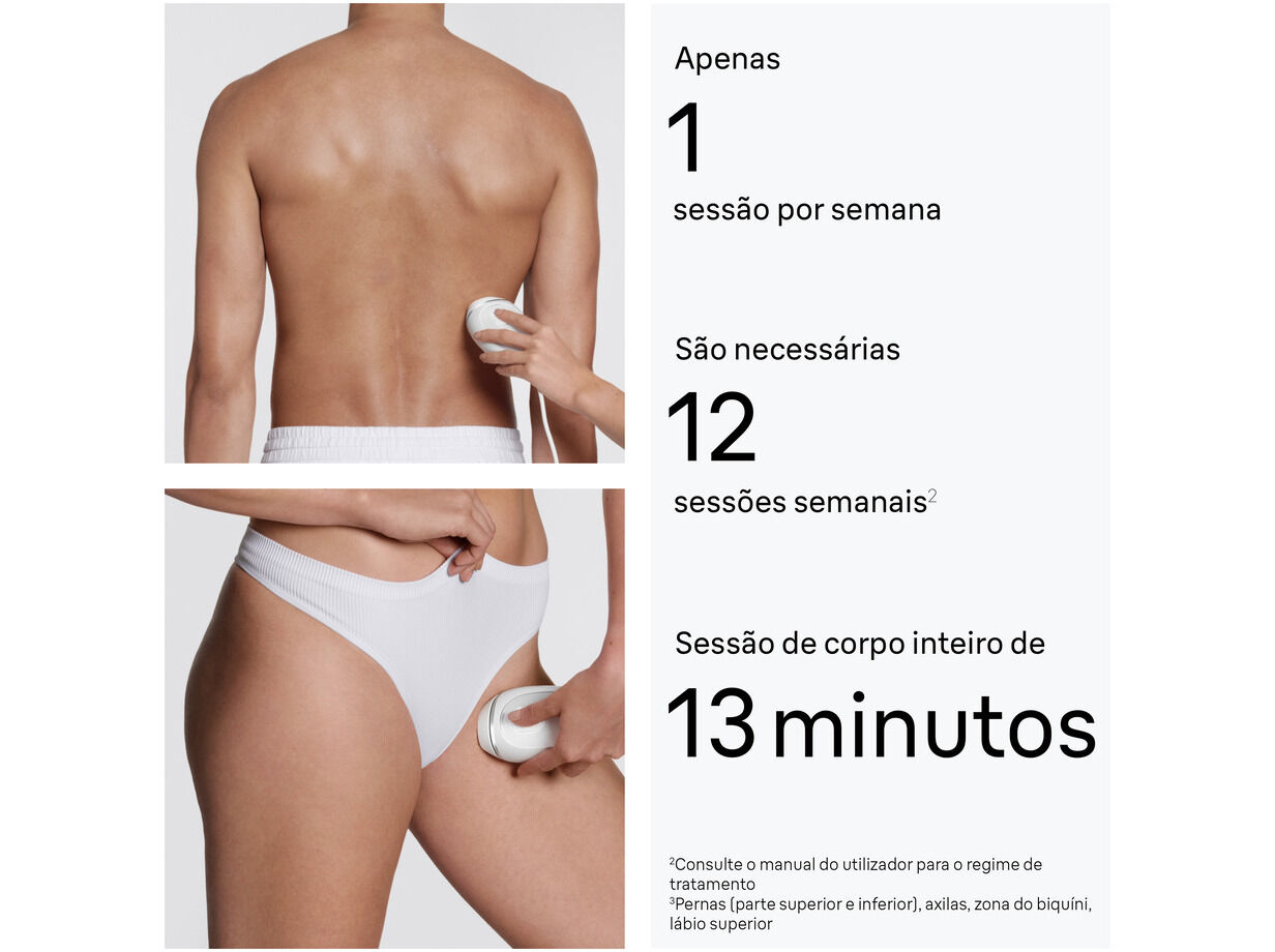 DEPILADORA LUZ E LASER BRAUN S1 PL1114 BRANCO SILK&middot;EXPERT image number 3