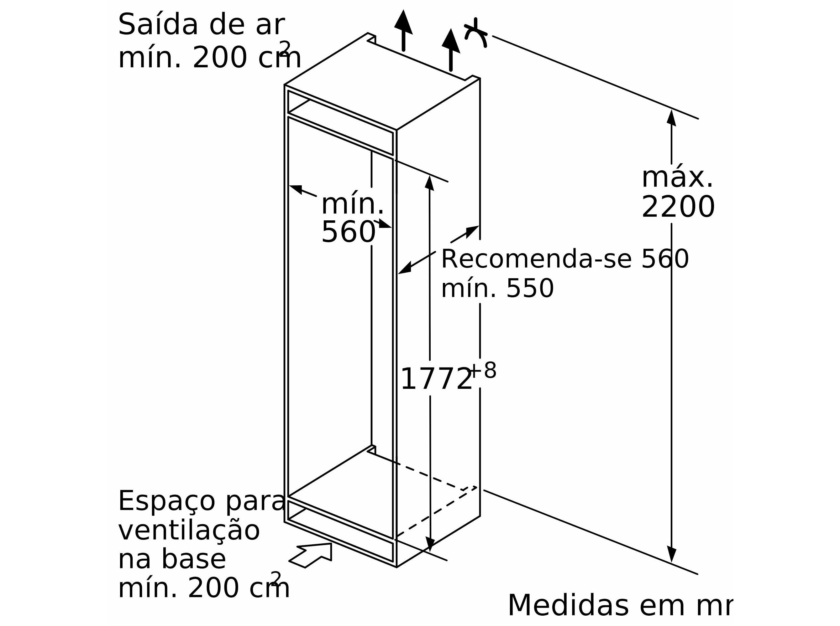 COMBINADO DE ENCASTRE BOSCH KIN86ADD0 INOX D 260L NO FROST image number 4