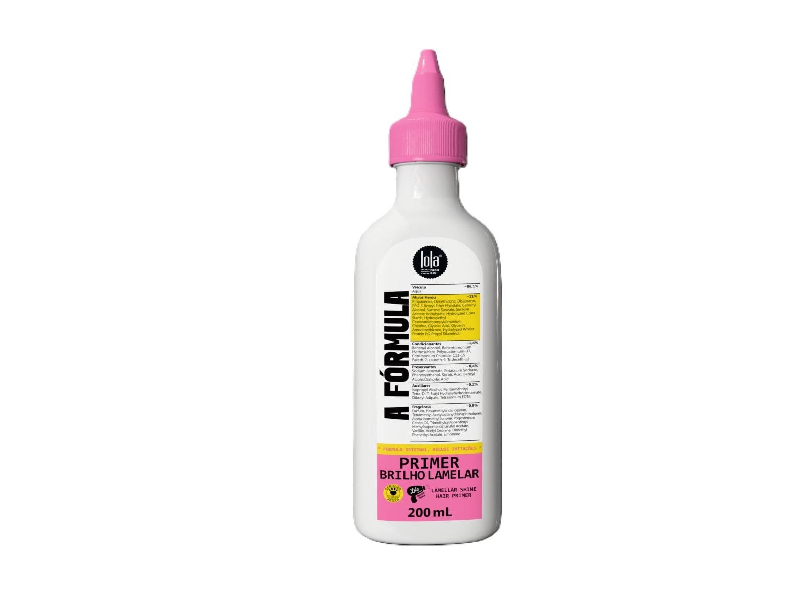 PRIMER LOLA F&Oacute;RMULA BRILHO LAMELAR 200ML image number 0