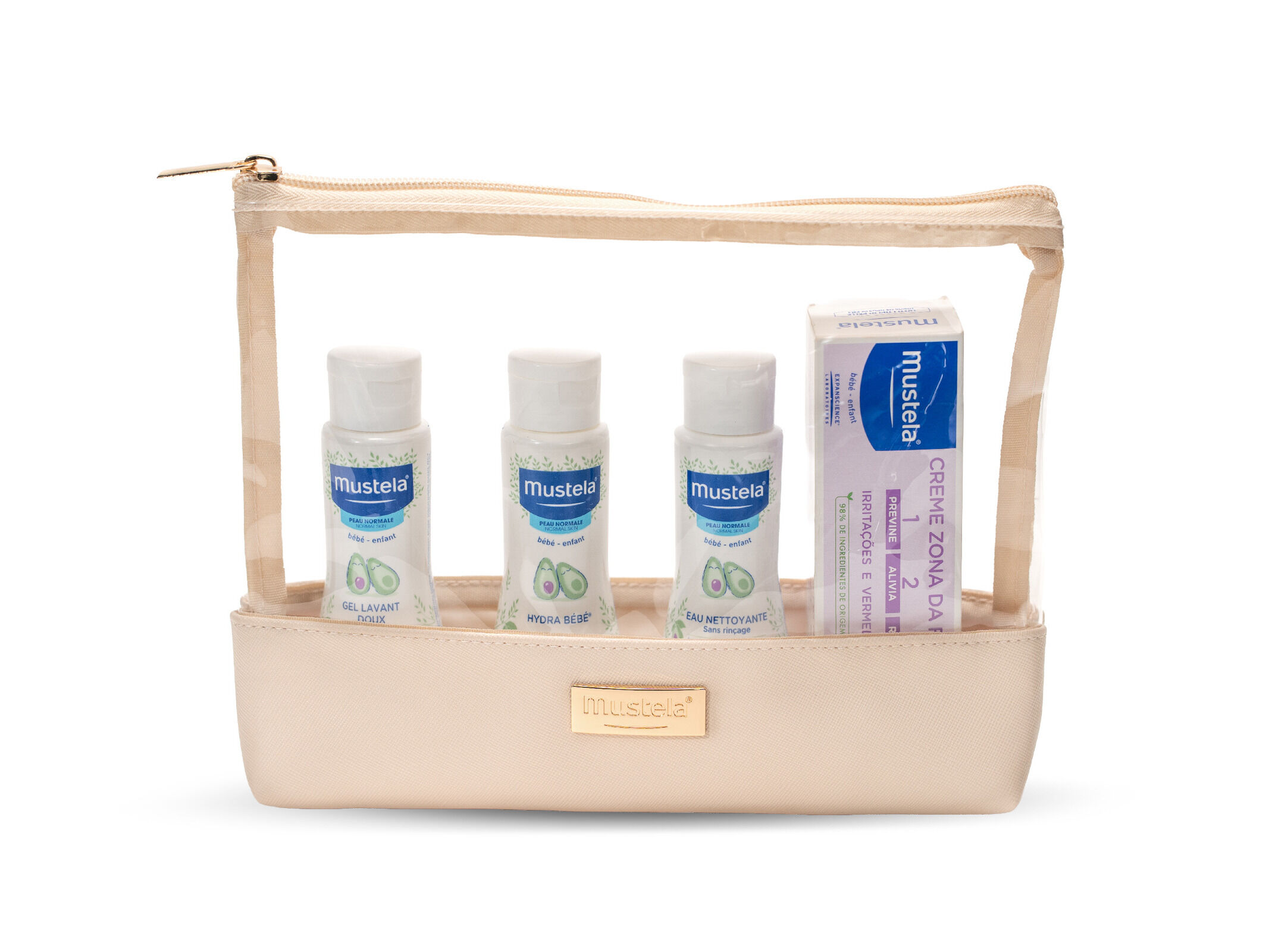 BOLSA MUSTELA INDISPENS&Aacute;VEIS BEGE image number 0