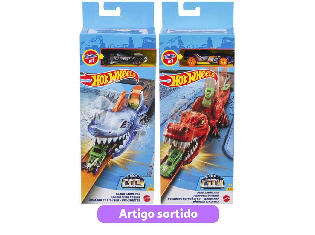 LAN&Ccedil;ADOR HOT WHEELS CITY MODELOS SORTIDOS