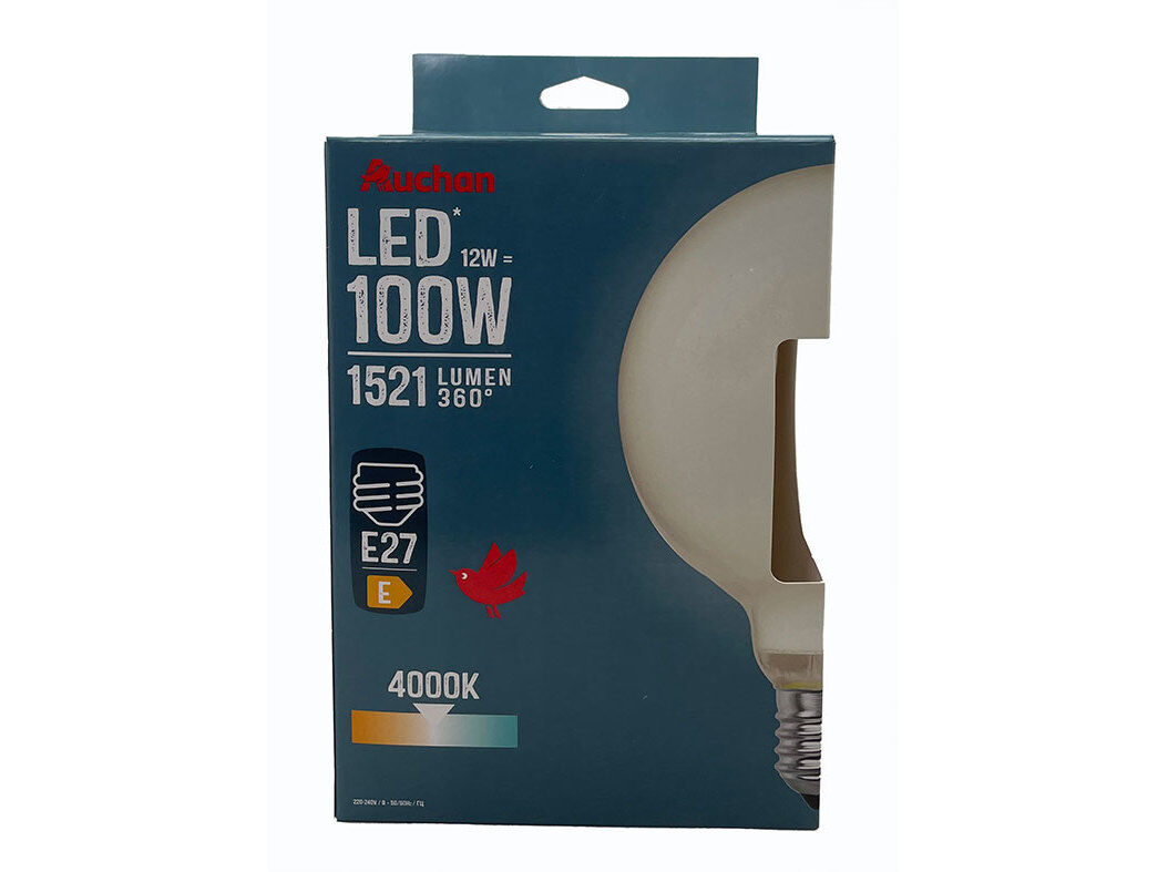 L&Acirc;MPADA LED AUCHAN E27 100W G125 LUZ BRANCA image number 0