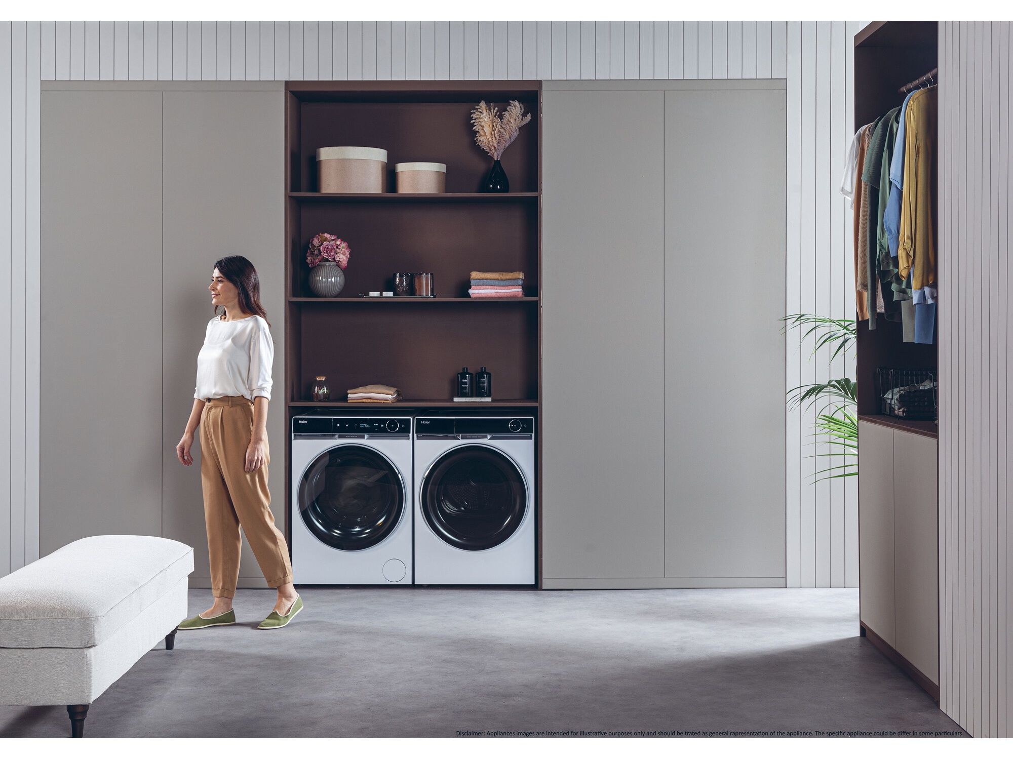 M&Aacute;QUINA DE LAVAR ROUPA HAIER HW100-BD14397U1S - BRANCO A 10KG image number 15