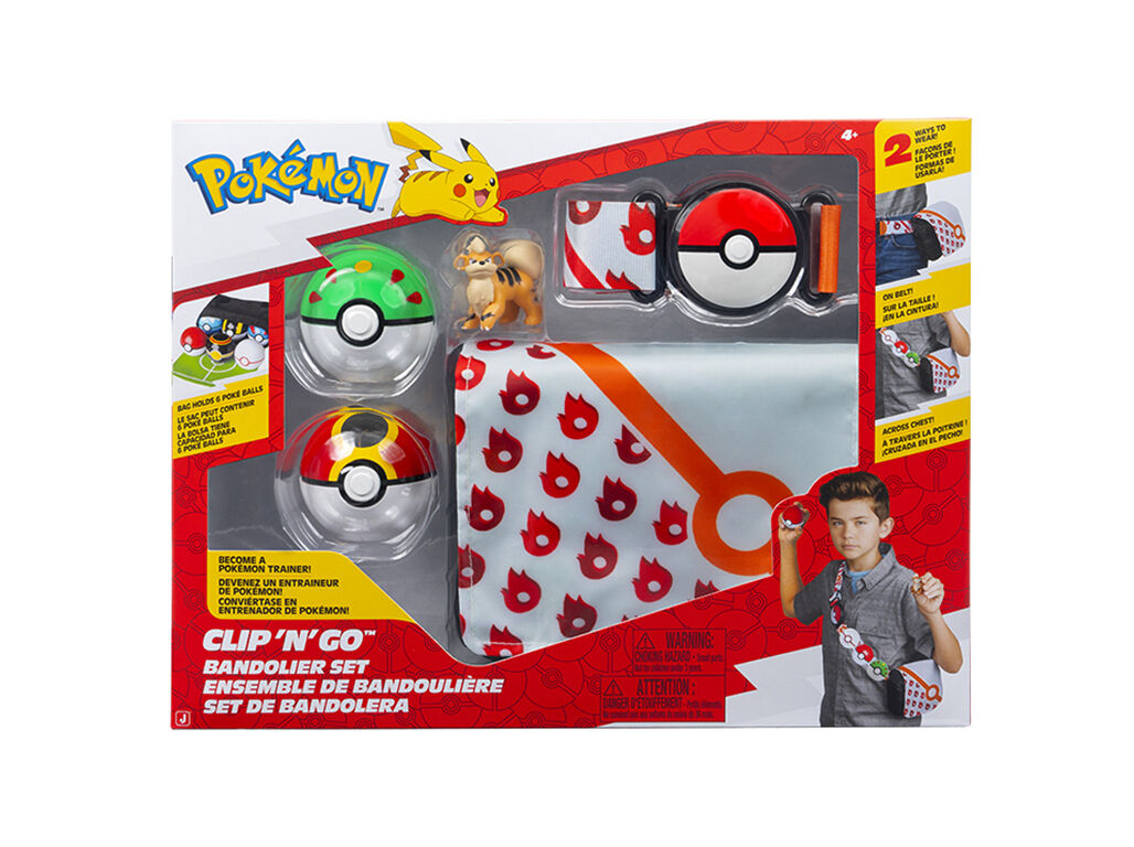 BOLSA E CINTO COMBATE POK&Eacute;MON MODELOS SORTIDOS image number 1