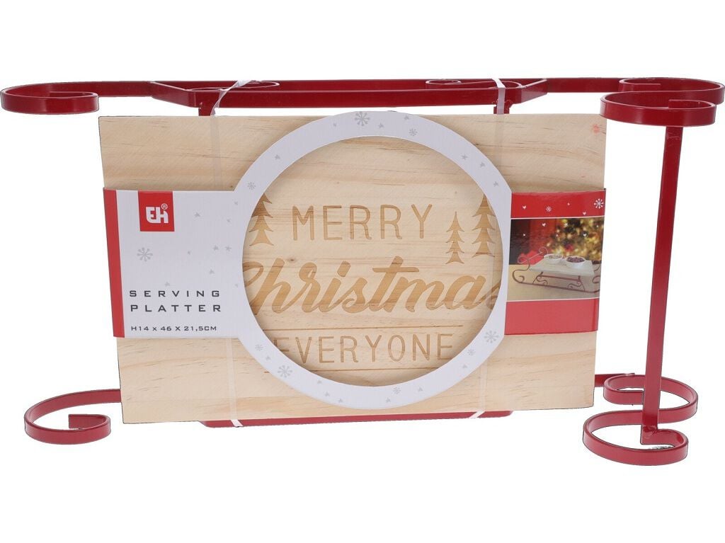 TABULEIRO TREN&Oacute; MADEIRA 45.8X21.5CM