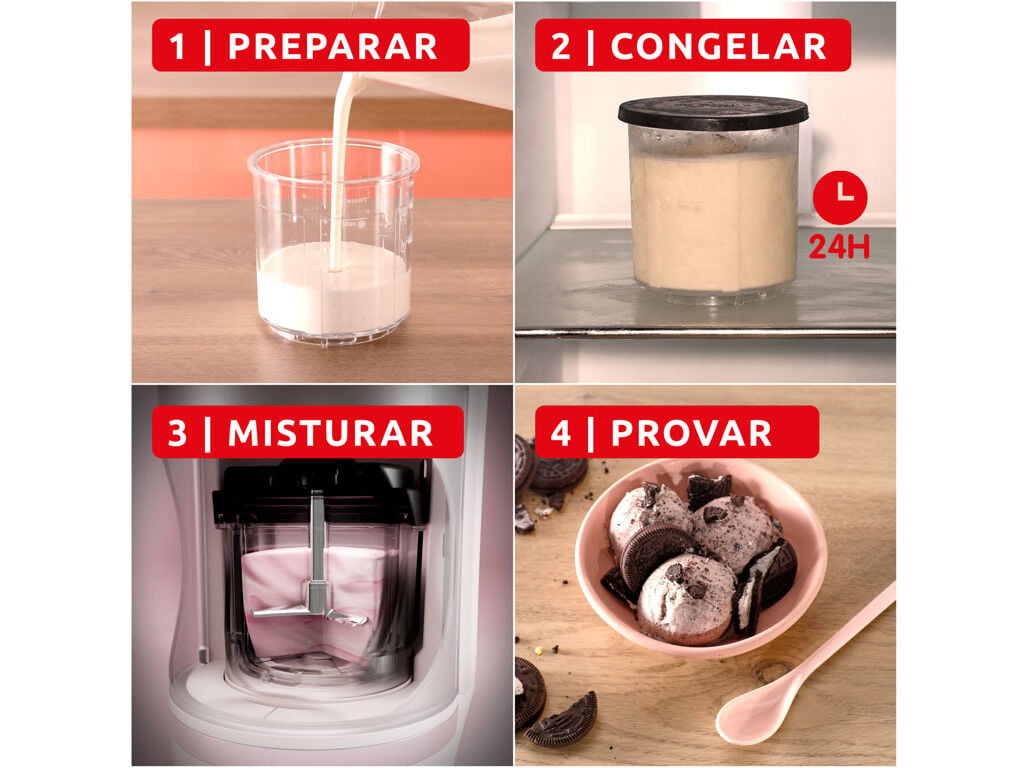 M&Aacute;QUINA DE GELADOS MOULINEX DOLCI MJ602AF0 10 PROGRAMAS 1.4L image number 2