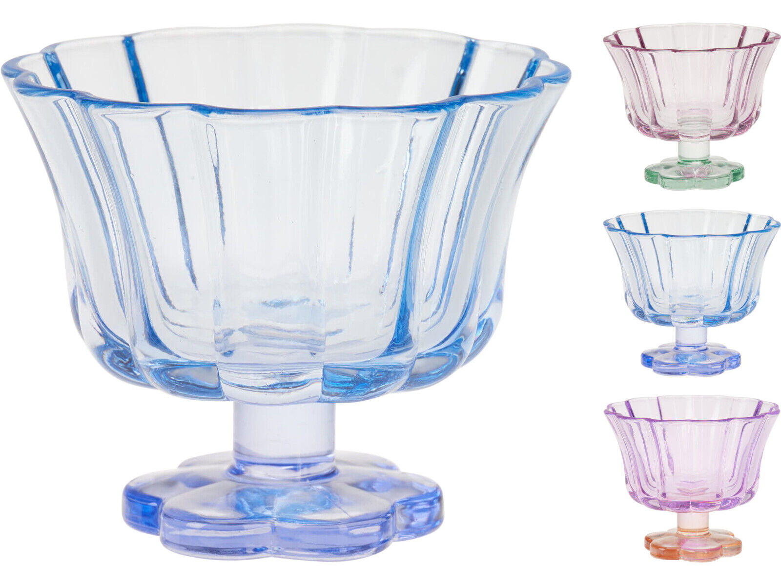 COPO GELADO VIDRO 210ML CORES SORTIDAS image number 1