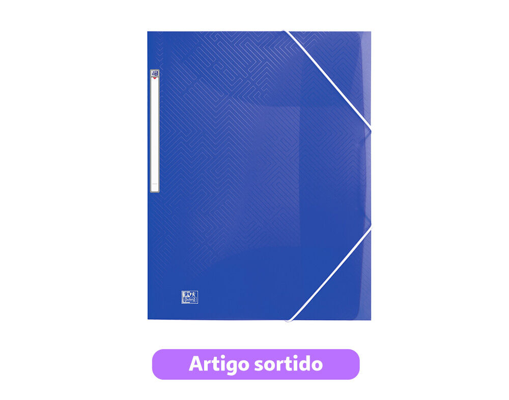 CAPA POLIPROPILENO A4 OXFORD URBAN COM EL&Aacute;STICO CORES SORTIDAS image number 7