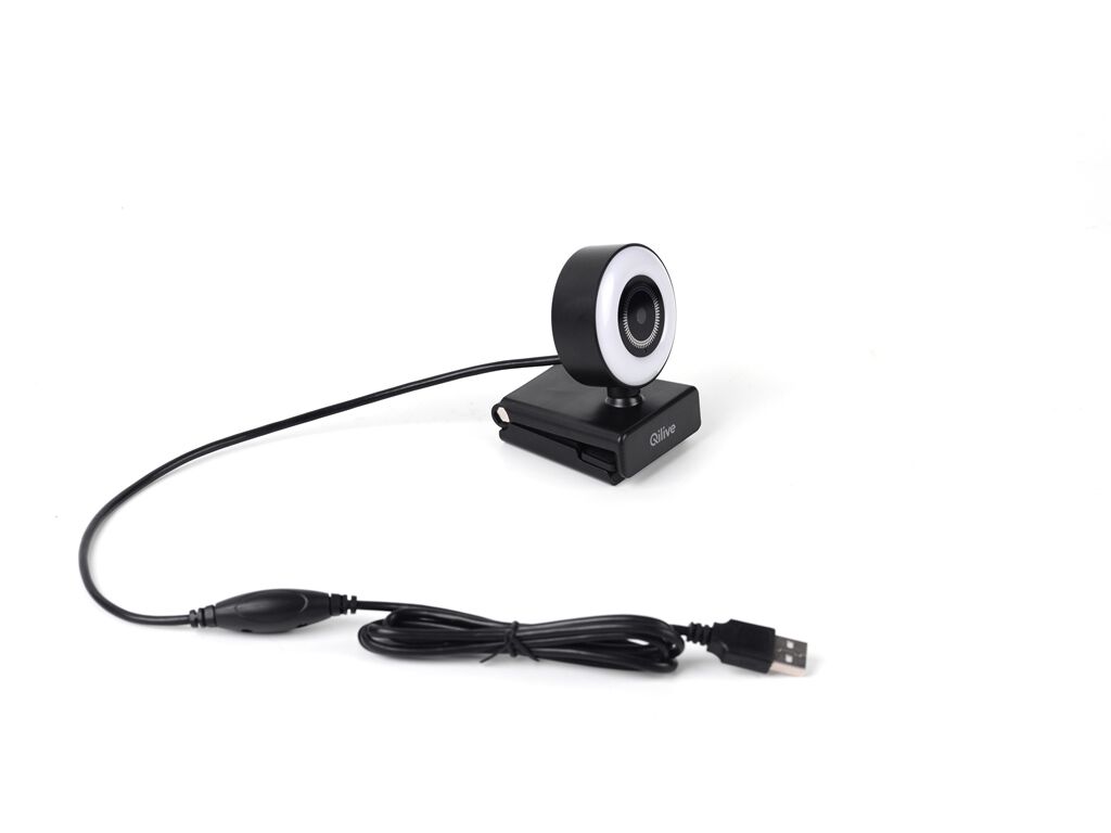 WEBCAM QILIVE 600095908 PRETO FHD LED Q.4401 image number 3