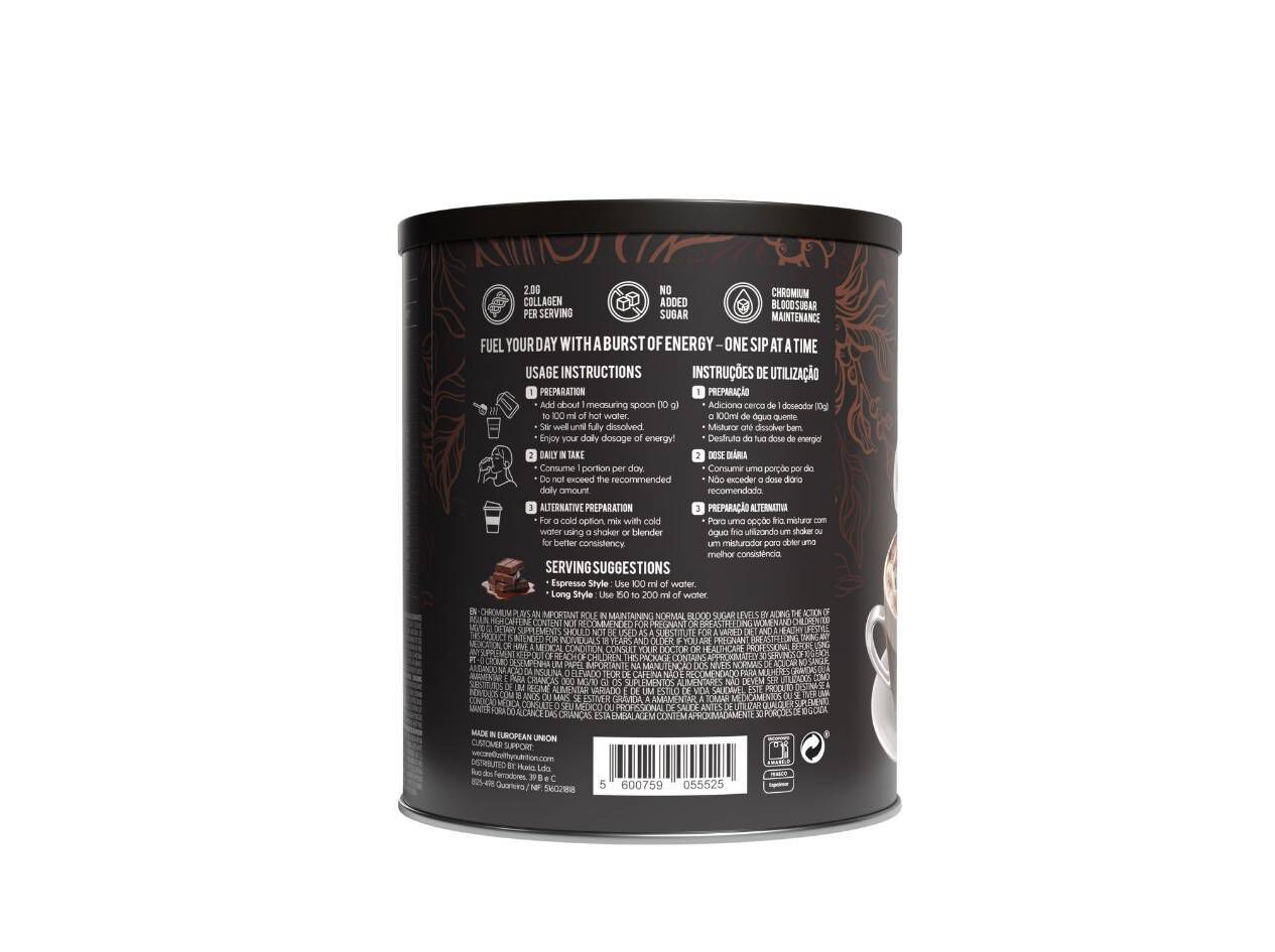 BULLET COFFE ENERGIA ZELTHY CHOCOLATE 300G image number 2