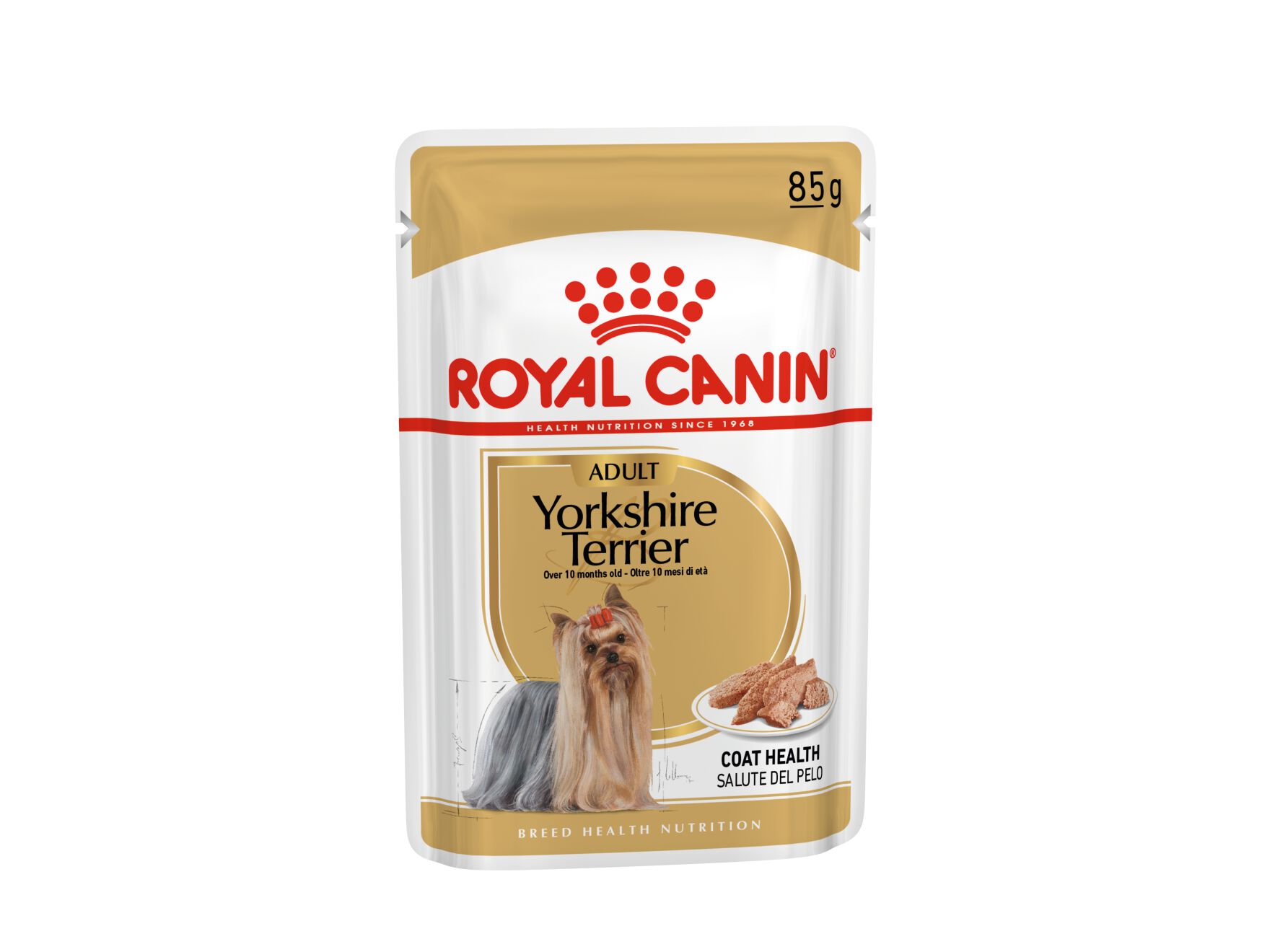 COMIDA H&Uacute;MIDA C&Atilde;O ROYAL CANIN YORKSHIRE 85G