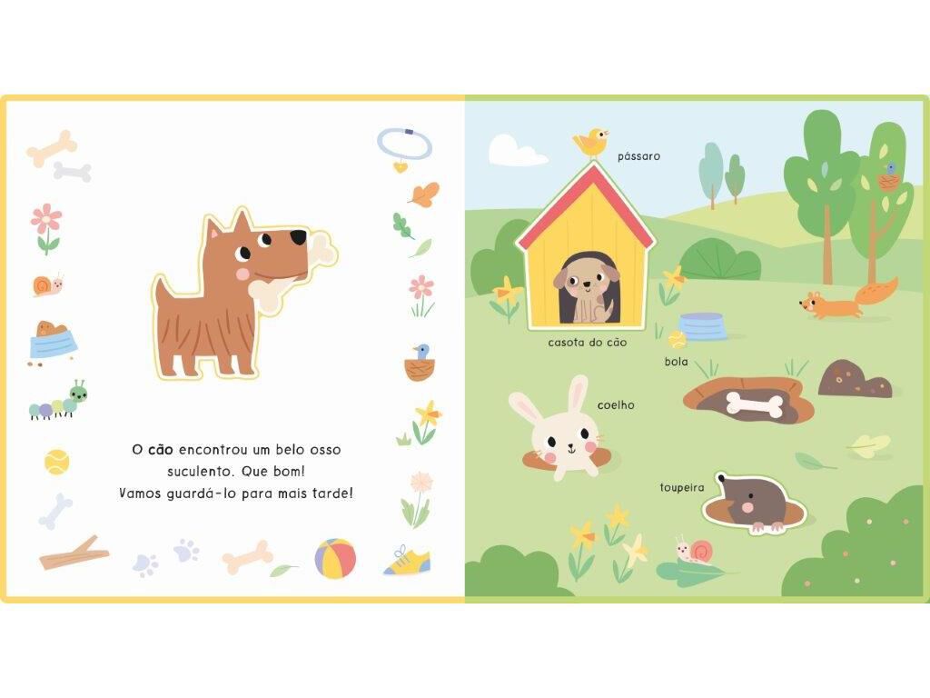 LIVRO DE AUTOCOLANTES DE FELTRO - OS ANIMAIS &Agrave; MINHA VOLTA image number 1