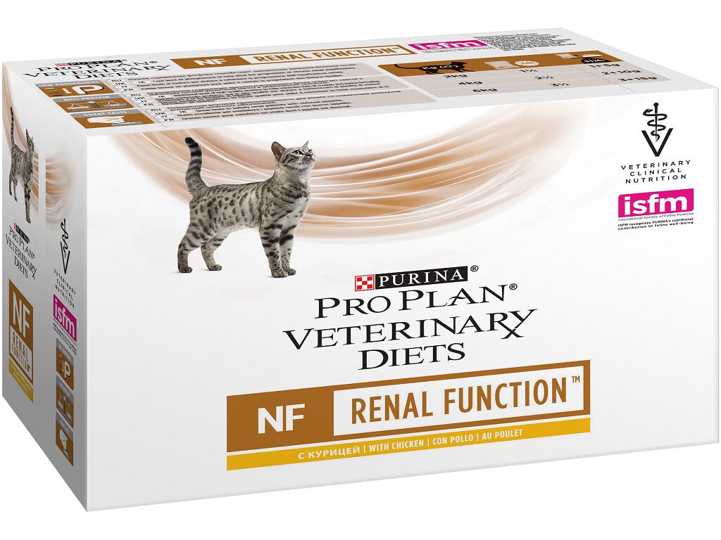 COMIDA H&Uacute;MIDA VET PRO PLAN GATO ST/OX RENAL FRANGO 10X85G