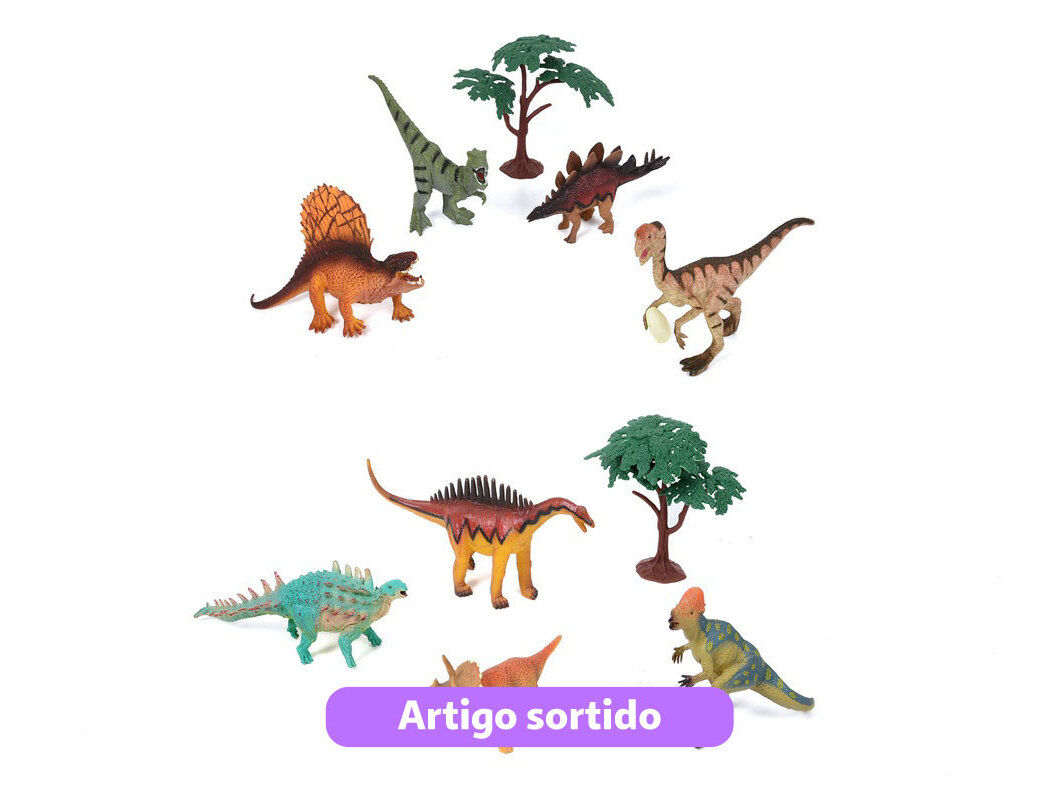 PACK 5 DINOSSAUROS ONE TWO FUN MODELOS SORTIDOS image number 0