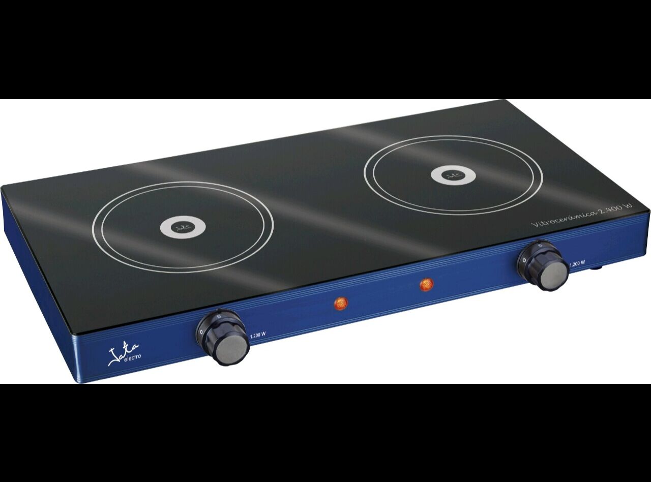 PLACA VITROCERAMICA JATA V142 PORTATIL 2 DISCOS
