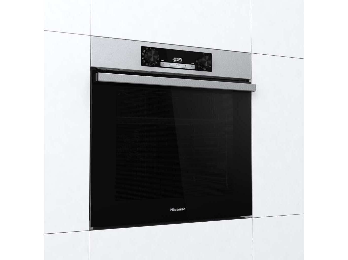 FORNO PIROL&Iacute;TICO HISENSE BI64213E14PX INOX A+ 77L image number 1