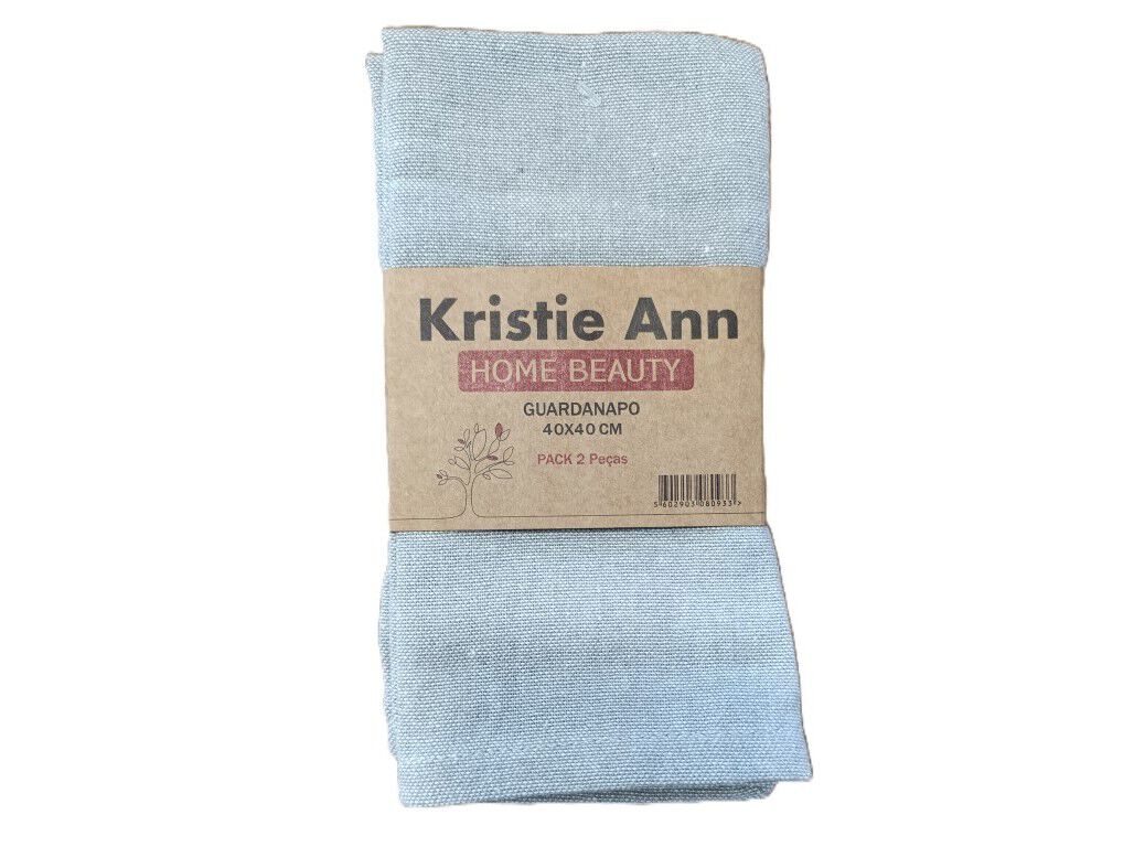 GUARDANAPO SANTORINI CINZENTO PACK 2