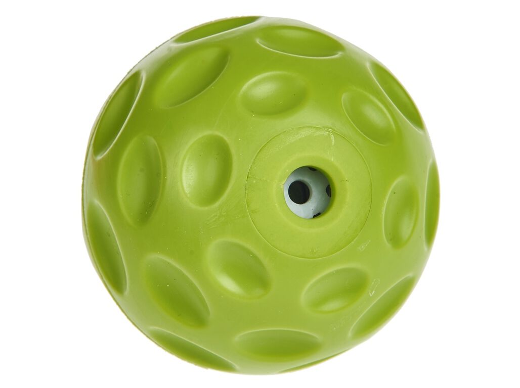 BOLA COM SOM AUCHAN VERDE 7CM image number 1