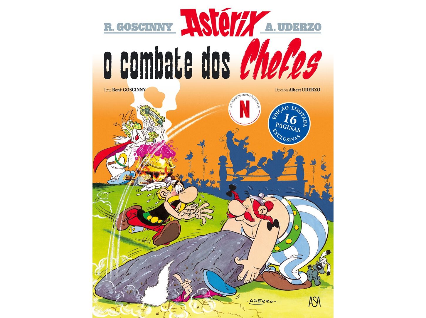 LIVRO AST&Eacute;RIX- O COMBATE DOS CHEFES - ED ESPECIAL image number 0