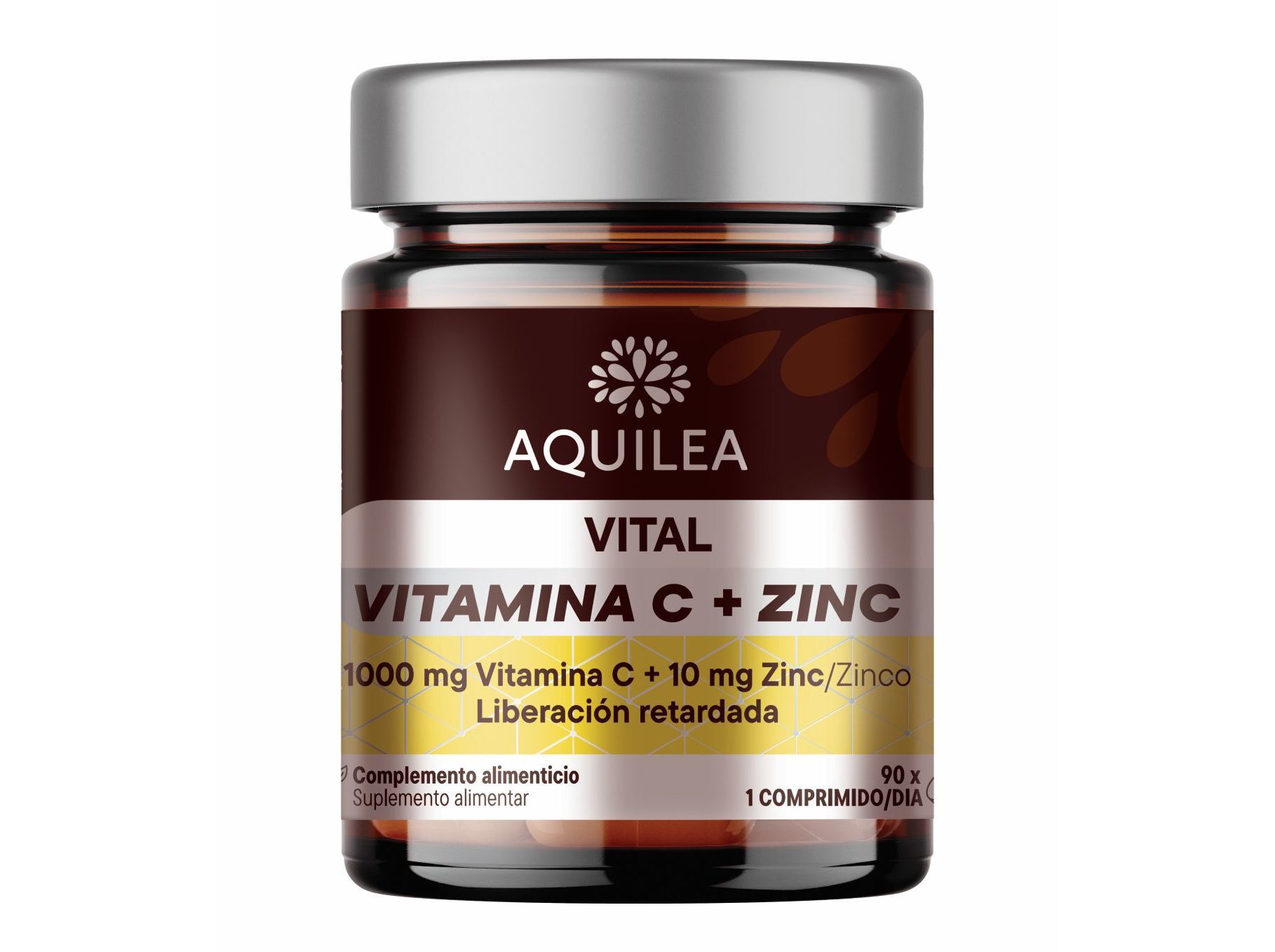 SUPLEMENTO AQUILEA VITAL VIT C ZINCO 90 CAPS image number 0