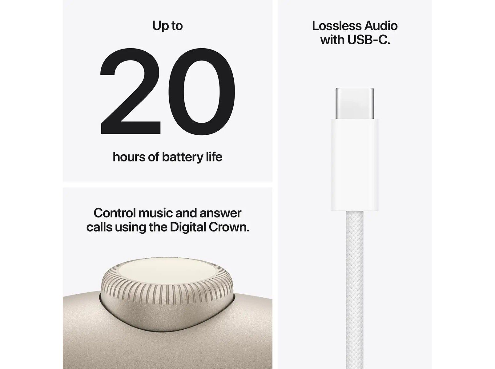 AIRPODS APPLE MAX 2 STARLIGHT image number 3