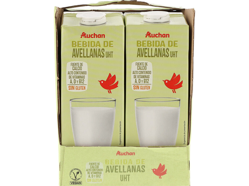 BEBIDA AVEL&Atilde; AUCHAN SEM GL&Uacute;TEN 6X1L image number 0