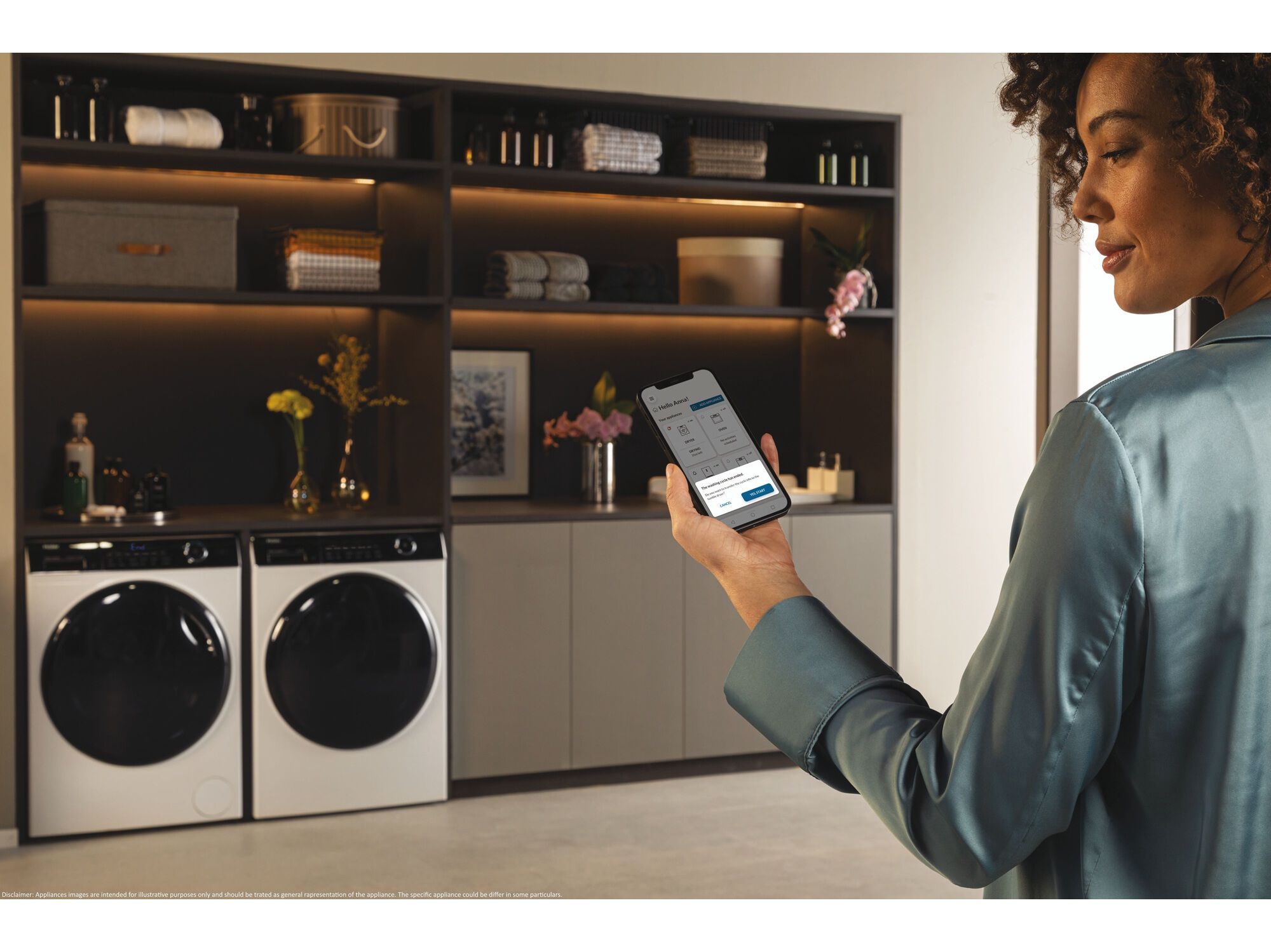 M&Aacute;QUINA DE LAVAR ROUPA HAIER HW100-B14959U1-S - BRANCO A 10KG image number 10