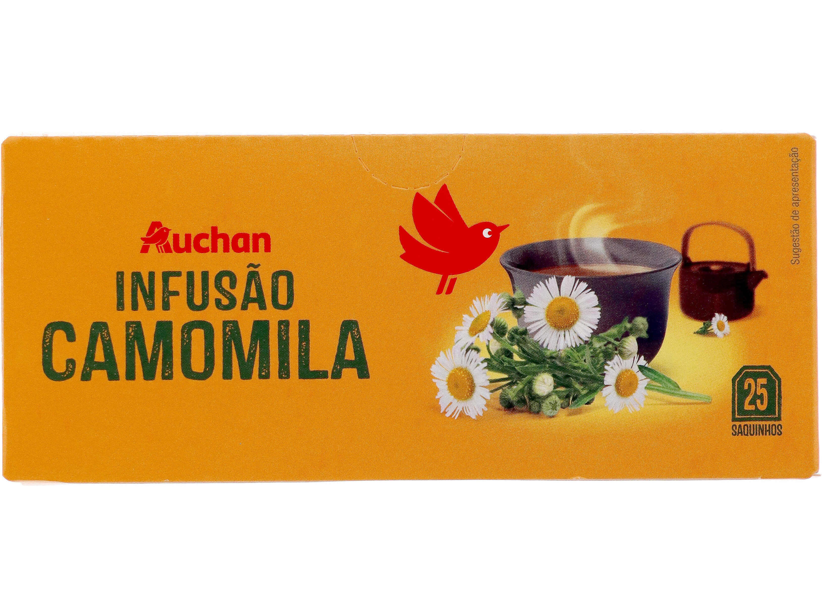 INFUS&Atilde;O AUCHAN CAMOMILA 25 SAQ