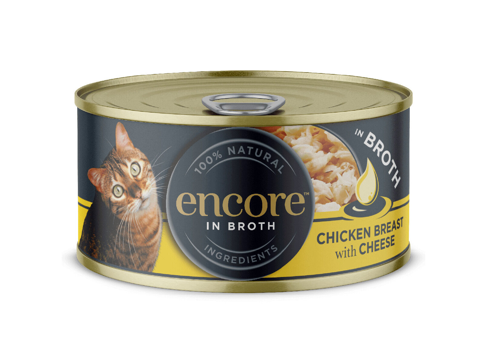 COMIDA H&Uacute;MIDA PARA GATO ENCORE FRANGO/QUEIJO 70G image number 0