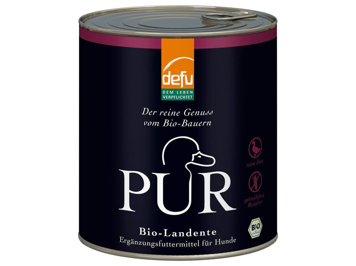 COMIDA H&Uacute;MIDA BIO C&Atilde;O DEFU PATO PREMIUM 800G image number 0