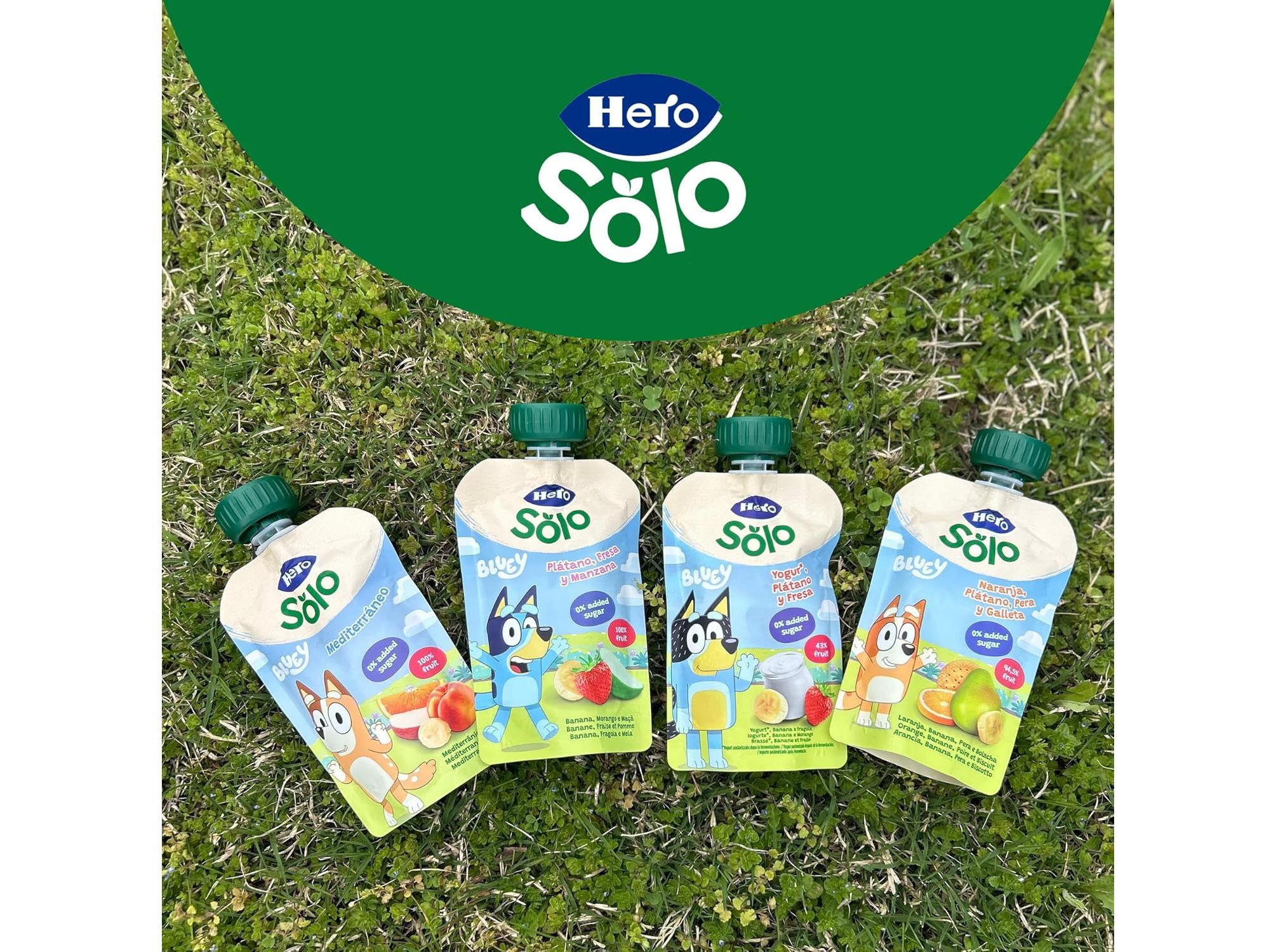 SAQUETA FRUTA HERO JURASSIC BANANAMORANGO E MA&Atilde;&Atilde; 100G image number 2